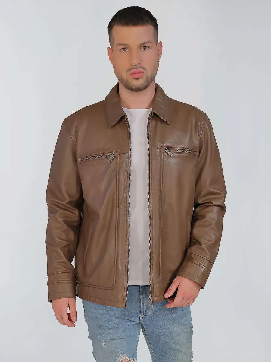 Кожаная куртка JCC "3102230", коричневый
Кожаная куртка JCC "3102230", коричневый