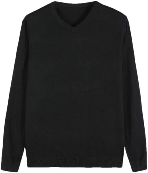 Мужской вязаный свитер с v-образным вырезом Suvoiier
Мужской вязаный свитер с v-образным вырезом Suvoiier