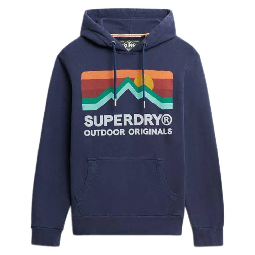 Худи Superdry Great Outdoors свободного кроя, синий
Худи Superdry Great Outdoors свободного кроя, синий
