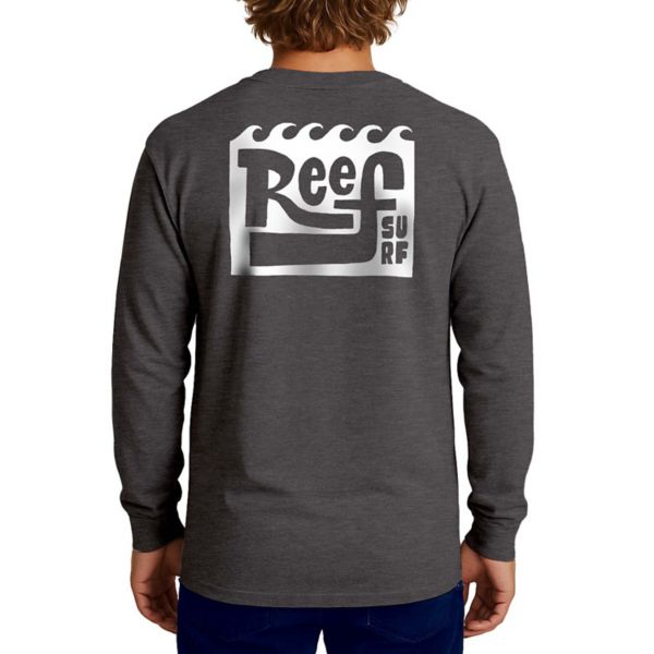 Мужская футболка с длинным рукавом и принтом Riptide Reef, серый
Мужская футболка с длинным рукавом и принтом Riptide Reef, серый