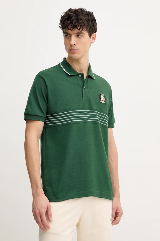 Хлопковая поло Lacoste, зеленый
Хлопковая поло Lacoste, зеленый