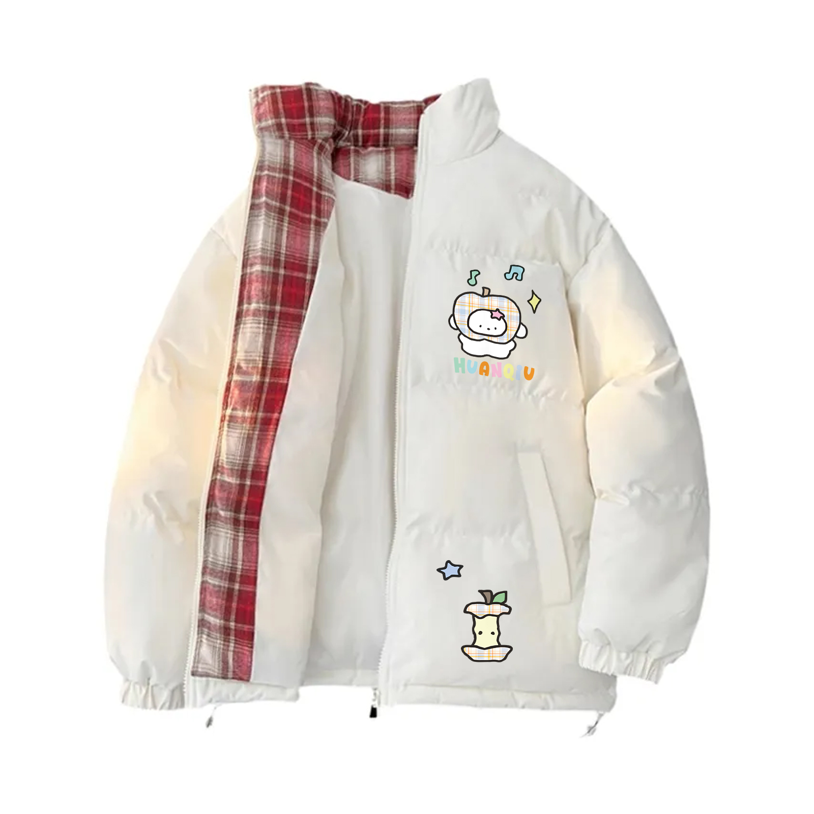 Пуховик Unisex Stand Collar утепленный стеганый HUANQIU, бежевый
Пуховик Unisex Stand Collar утепленный стеганый HUANQIU, бежевый