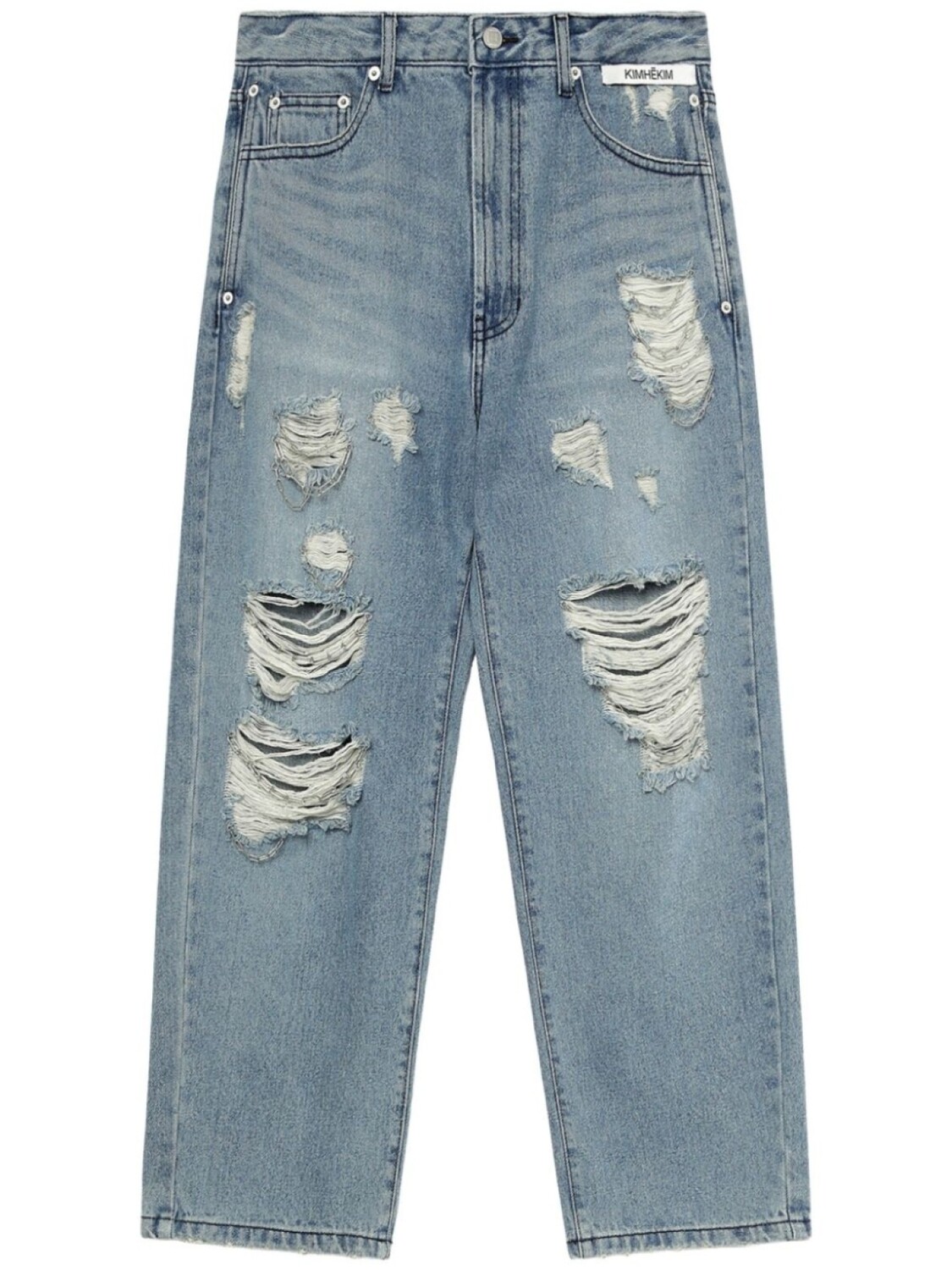 Kimhekim джинсы прямого кроя с прорезями, синий
Kimhekim джинсы прямого кроя с прорезями, синий