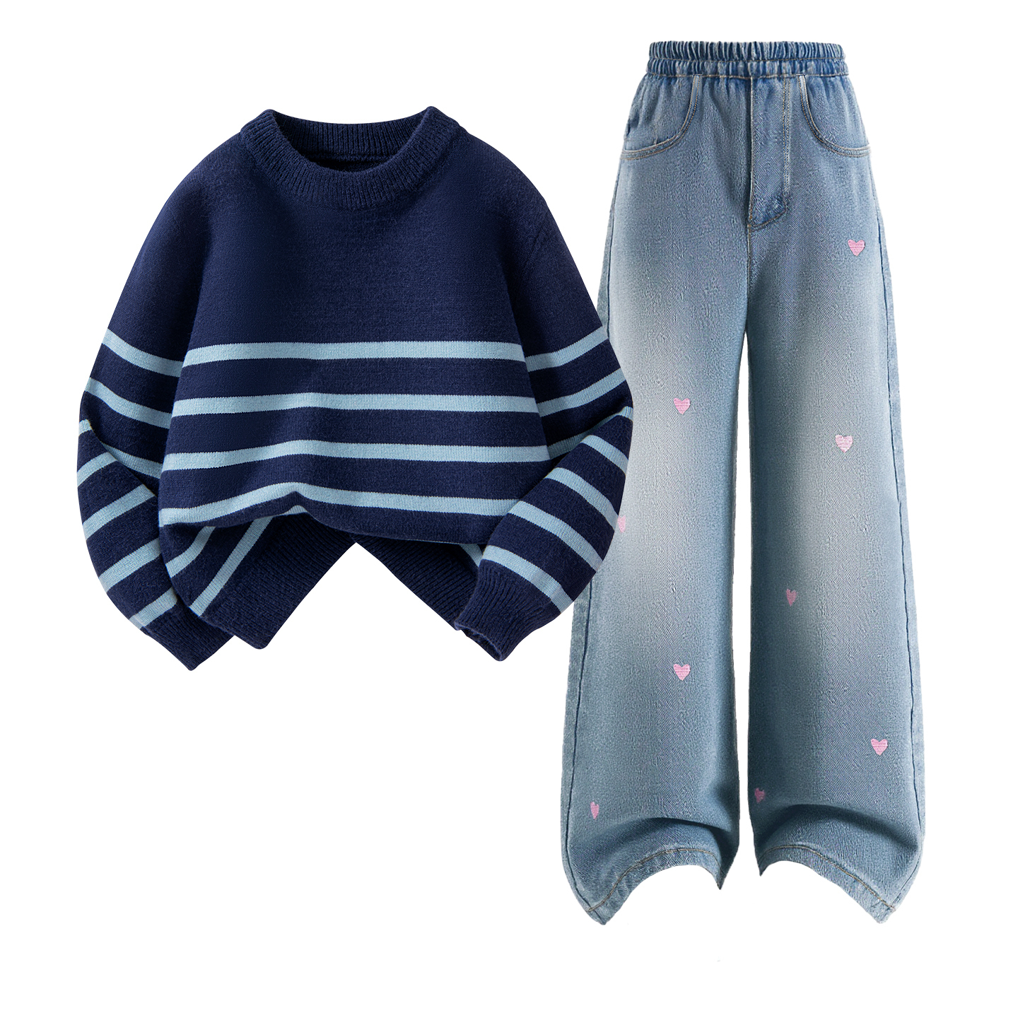 Детская повседневная спортивная одежда Disney, Solid Color Navy Blue+Solid Color Sea Salt Blue
Детская повседневная спортивная одежда Disney, Solid Color Navy Blue+Solid Color Sea Salt Blue