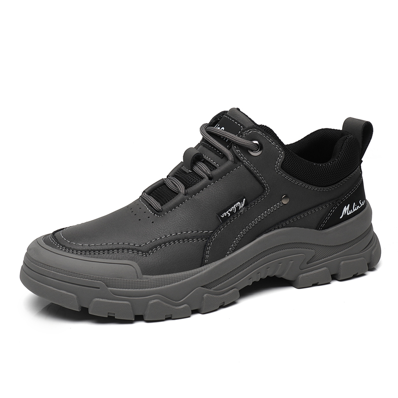 Mulinsen Рабочие ботинки мужские низкие серо-черные
Mulinsen Рабочие ботинки мужские низкие серо-черные