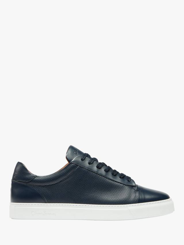 Кожаные перфорированные кроссовки Almada Oliver Sweeney, Navy
Кожаные перфорированные кроссовки Almada Oliver Sweeney, Navy