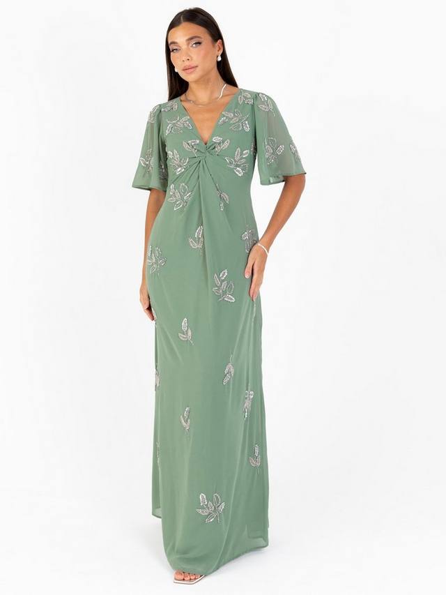 Макси-платье с узлом спереди Maya Deluxe, цвет Deep Mint
Макси-платье с узлом спереди Maya Deluxe, цвет Deep Mint