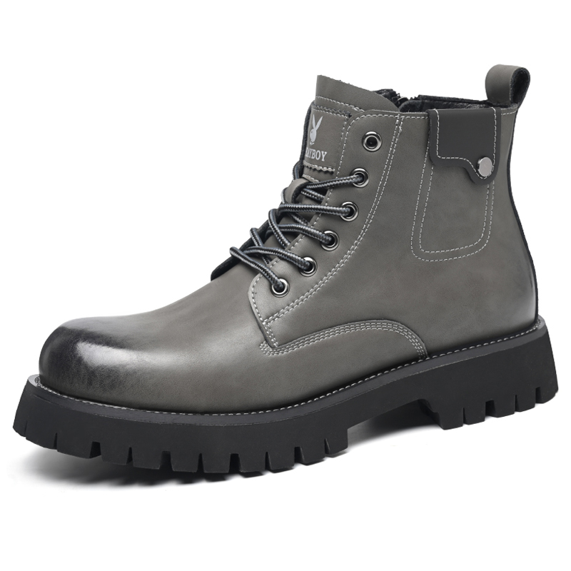 Playboy Мужские ботинки Martin тёмно-серые с флисовой подкладкой, цвет Dark Gray (Fleece-Lined)
Playboy Мужские ботинки Martin тёмно-серые с флисовой подкладкой, цвет Dark Gray (Fleece-Lined)