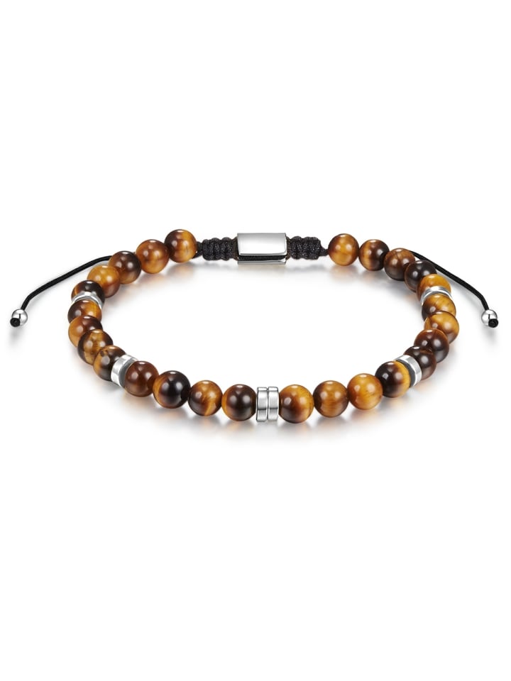 Männerglanz Браслет из стерлингового серебра с коричневым тигровым глазом
Männerglanz Браслет из стерлингового серебра с коричневым тигровым глазом