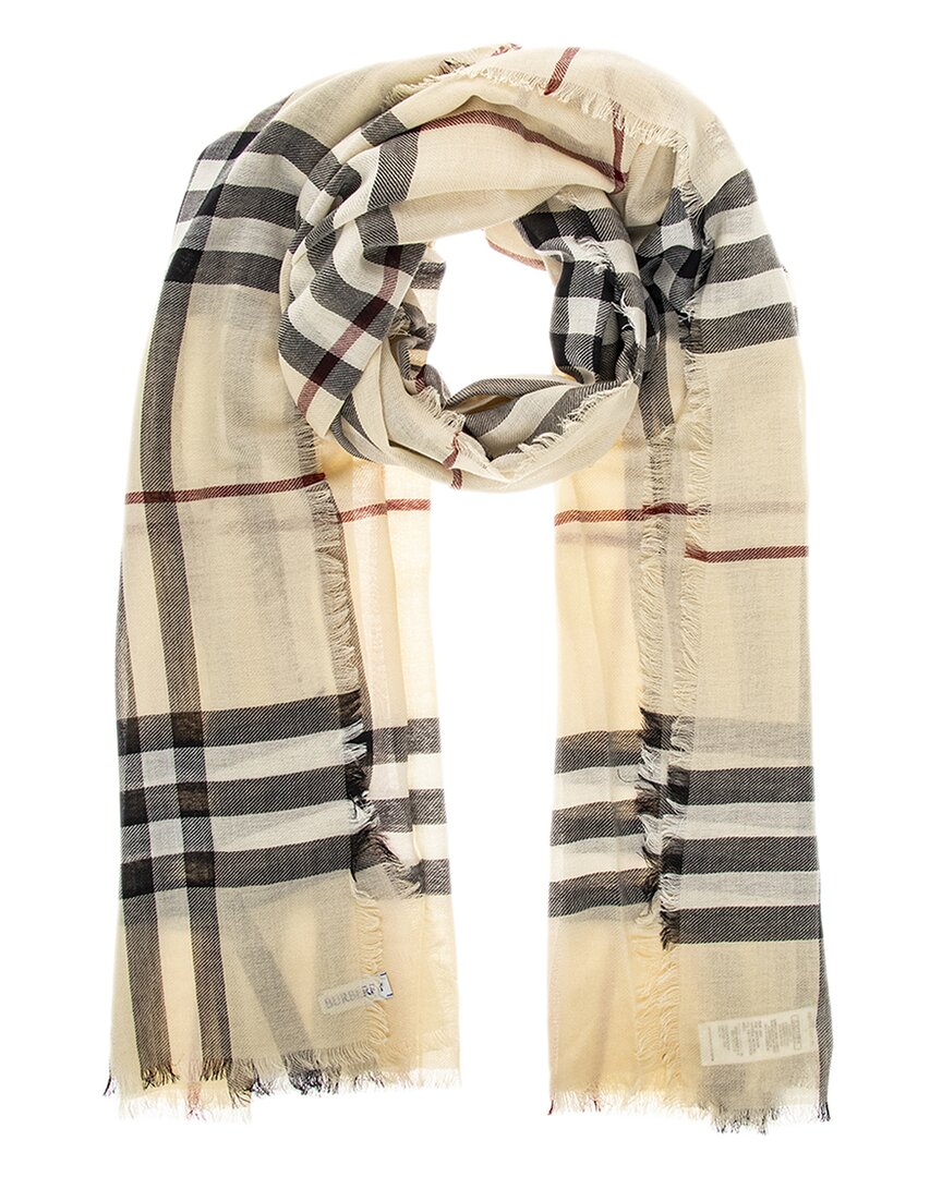 Шерстяной шарф в клетку Burberry Burberry, коричневый
Шерстяной шарф в клетку Burberry Burberry, коричневый