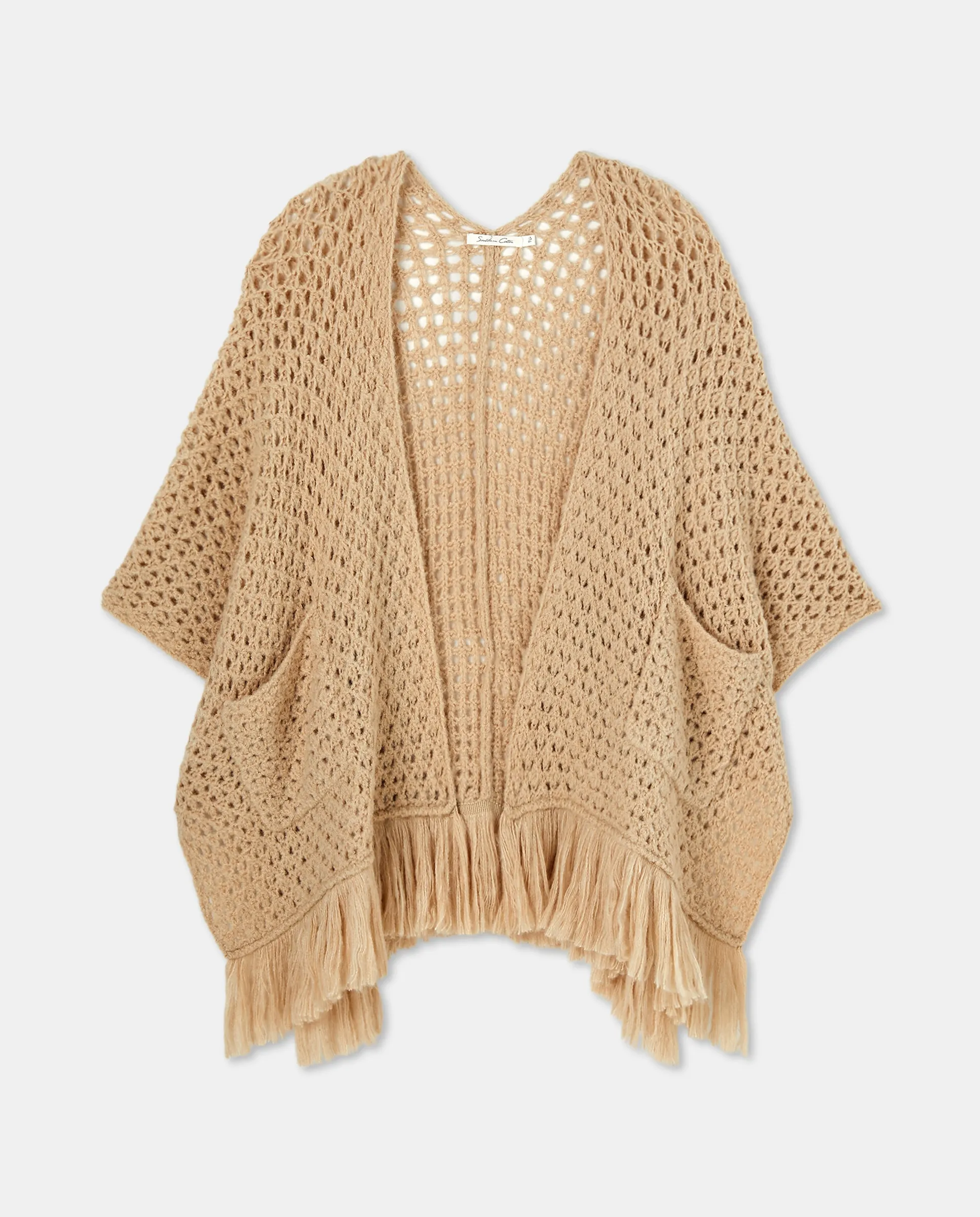Женский однотонный пончо Southern Cotton, бежевый
Женский однотонный пончо Southern Cotton, бежевый