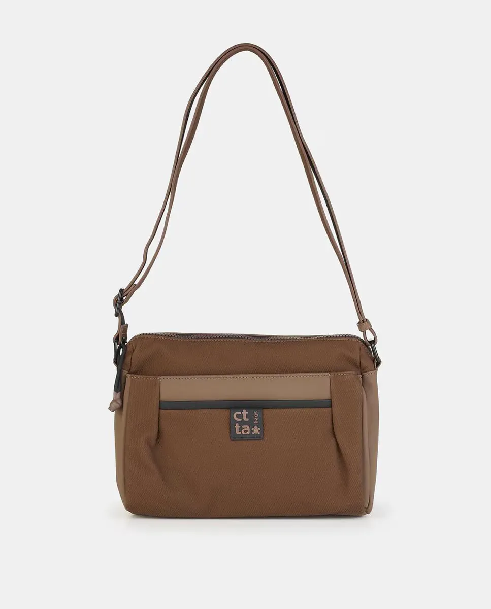 Сумка кросс-боди с молнией Caminatta, коричневый
Сумка кросс-боди с молнией Caminatta, коричневый