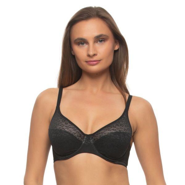 Кружевной бесшовный бюстгальтер с косточками без подкладки 115207 Paramour By Felina, черный
Кружевной бесшовный бюстгальтер с косточками без подкладки 115207 Paramour By Felina, черный