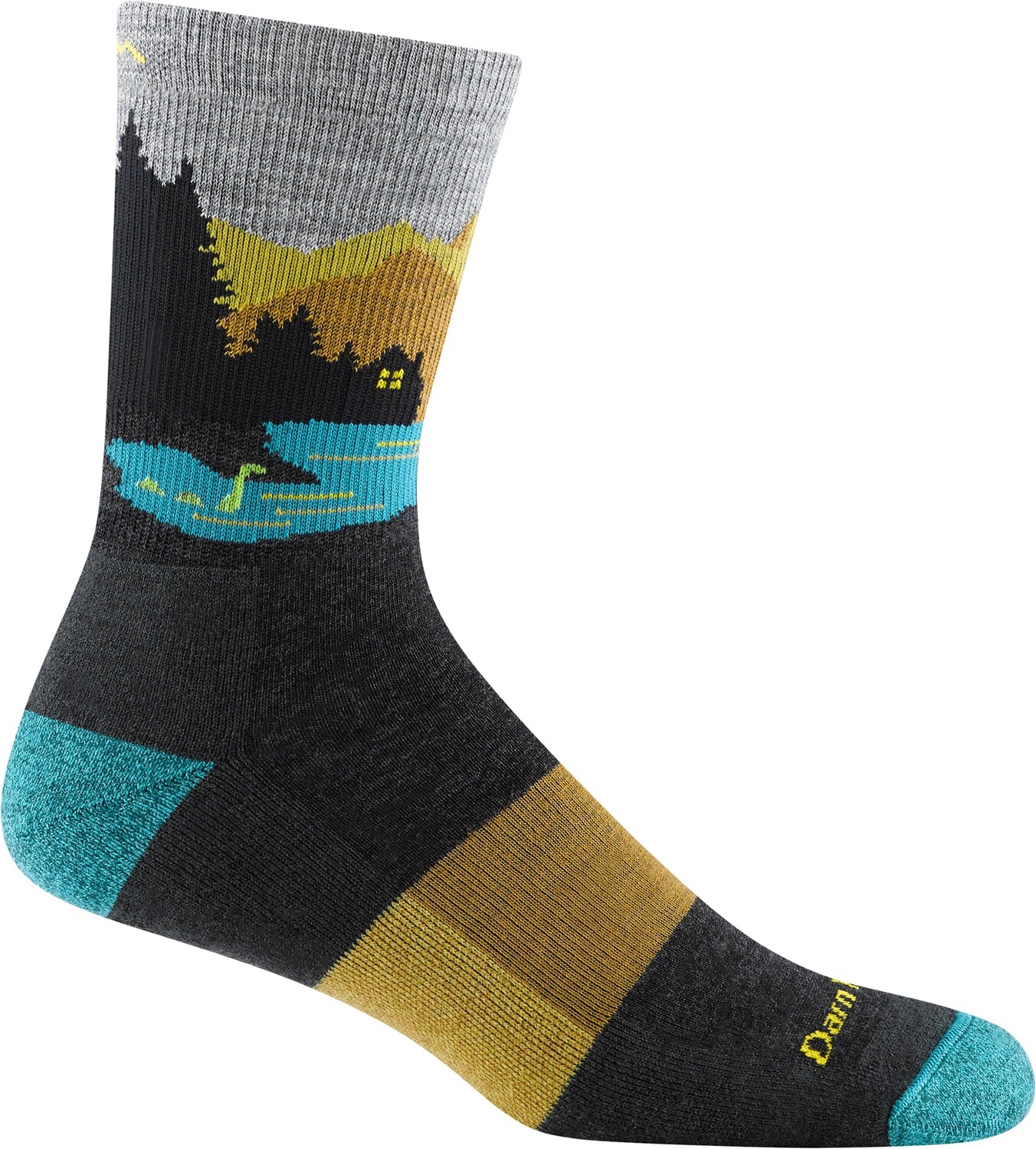 Походные носки средней тяжести Close Encounters Micro Crew — мужские Darn Tough, мультиколор 
Походные носки средней тяжести Close Encounters Micro Crew — мужские Darn Tough, мультиколор