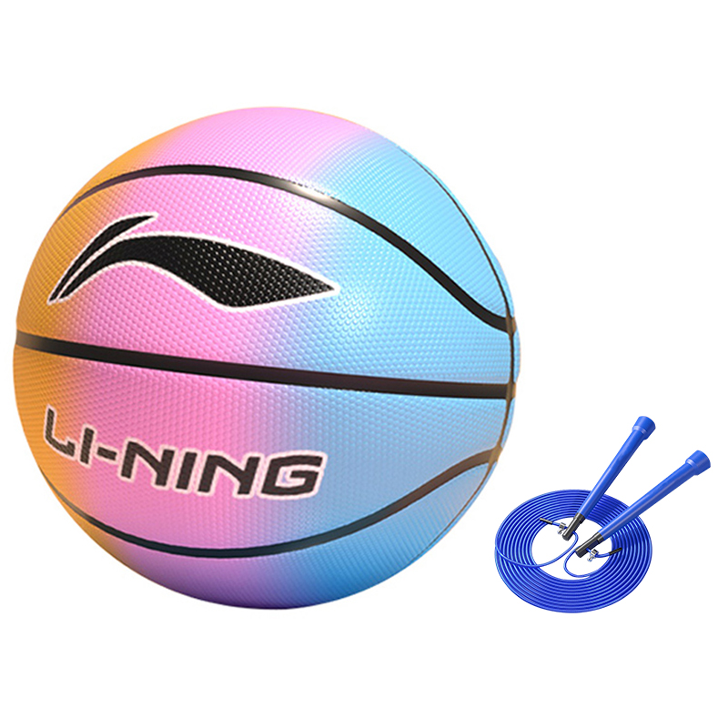 LINING Резиновый баскетбольный мяч pink yellow blue размер 7 тренировочный unisex
LINING Резиновый баскетбольный мяч pink yellow blue размер 7 тренировочный unisex