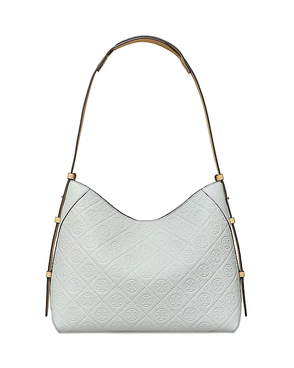 Сумка через плечо среднего размера с монограммой T и мягкой галькой. Tory Burch, серый
Сумка через плечо среднего размера с монограммой T и мягкой галькой. Tory Burch, серый