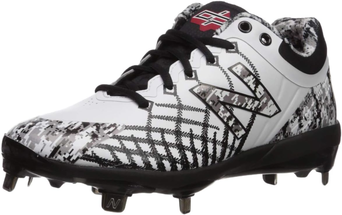 Бейсбольные кроссовки New Balance 4040 V5 для мужчин с металлическим шипом, Pedroia White/Camo
Бейсбольные кроссовки New Balance 4040 V5 для мужчин с металлическим шипом, Pedroia White/Camo