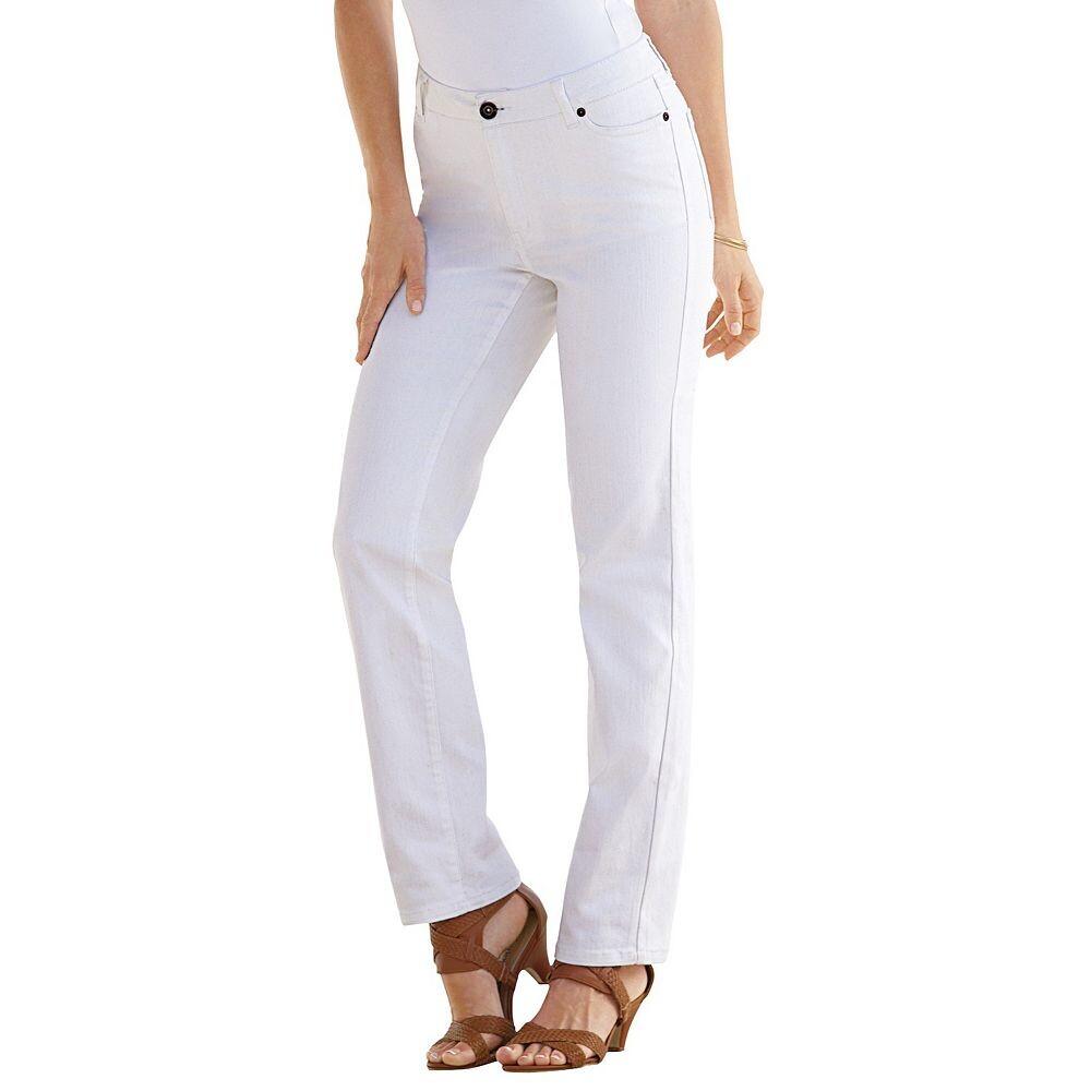 Женские джинсы Roaman's Plus Size Petite Invisible Stretch Iconic прямого кроя, цвет White Denim
Женские джинсы Roaman's Plus Size Petite Invisible Stretch Iconic прямого кроя, цвет White Denim