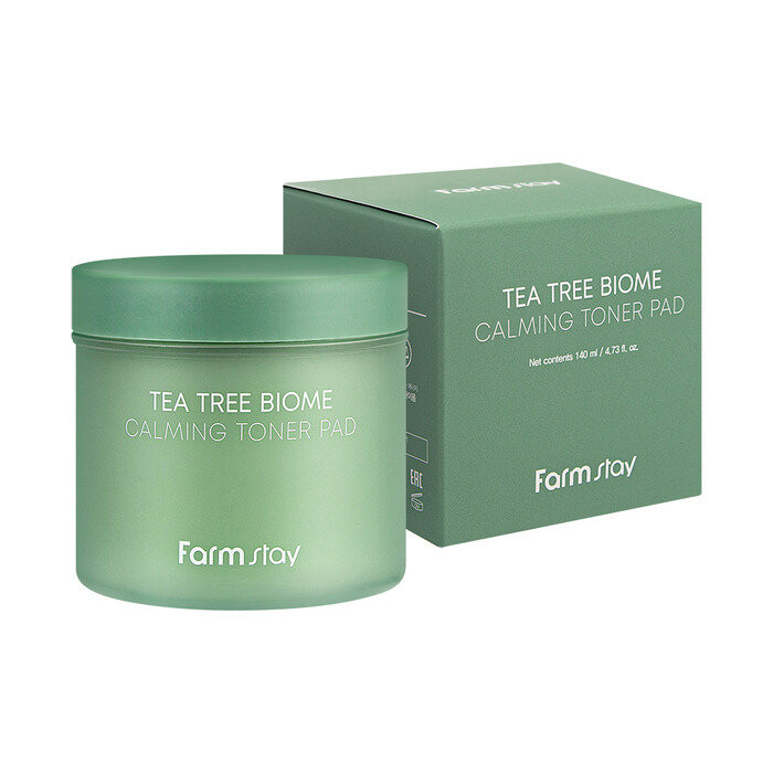 Farmstay, Tea Tree Biome, тонизирующие подушечки для лица, 140 мл
Farmstay, Tea Tree Biome, тонизирующие подушечки для лица, 140 мл