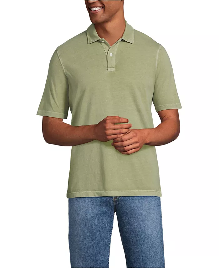 Мужская короткая футболка Sun Faded Super T Polo Lands' End, зеленый
Мужская короткая футболка Sun Faded Super T Polo Lands' End, зеленый