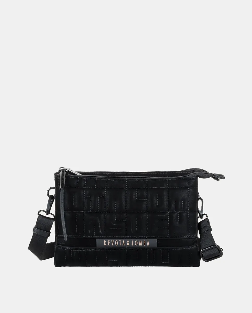 Средняя сумка через плечо с регулируемым плечевым ремнем Devota & Lomba, черный
Средняя сумка через плечо с регулируемым плечевым ремнем Devota & Lomba, черный