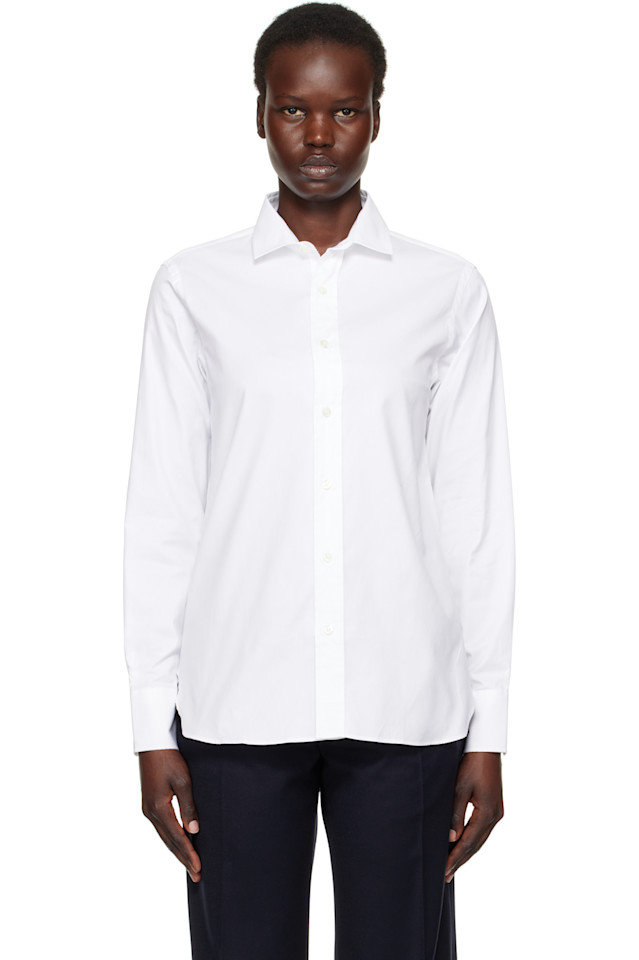 Классическая рубашка Hommegirls, белый 
Классическая рубашка Hommegirls, белый