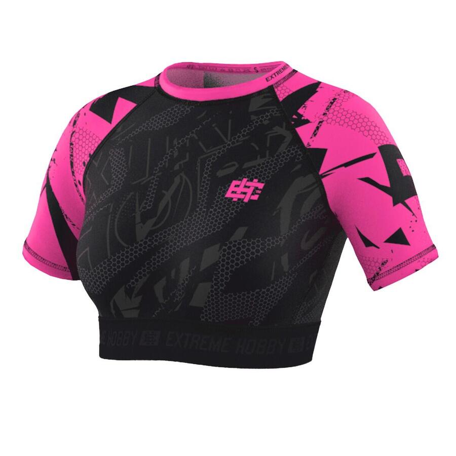 Спортивный укороченный топ с короткими рукавами для женщин Fitness EXTREME HOBBY NEO
Спортивный укороченный топ с короткими рукавами для женщин Fitness EXTREME HOBBY NEO