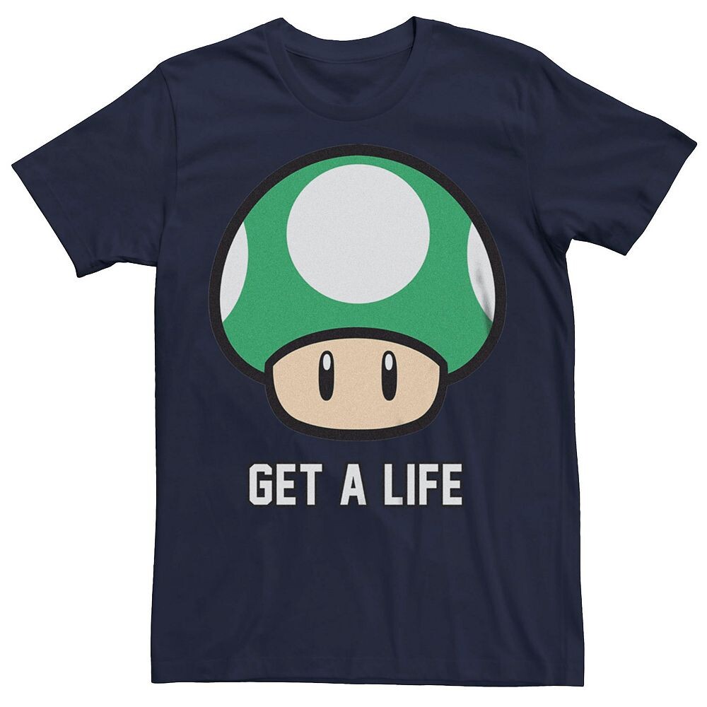 Мужская футболка Super Mario Bros 1-UP с рисунком гриба Get a Life Licensed Character, темно-синий
Мужская футболка Super Mario Bros 1-UP с рисунком гриба Get a Life Licensed Character, темно-синий
