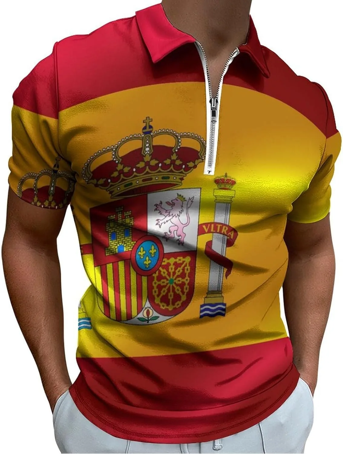 Мужская классическая поло с молнией — сухая футболка с коротким рукавом и воротником для гольфа PPIKTC
Мужская классическая поло с молнией — сухая футболка с коротким рукавом и воротником для гольфа PPIKTC