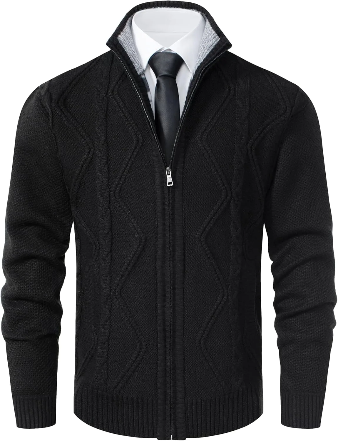 Vcansion мужской классический кардиган с воротником стойкой slim fit
Vcansion мужской классический кардиган с воротником стойкой slim fit