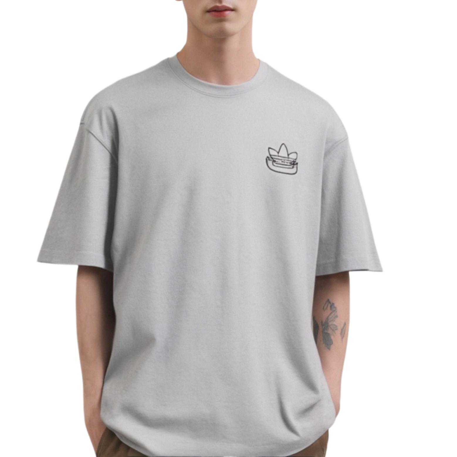 Adidas Футболка унисекс среднего размера в цвете вересковый серый
Adidas Футболка унисекс среднего размера в цвете вересковый серый