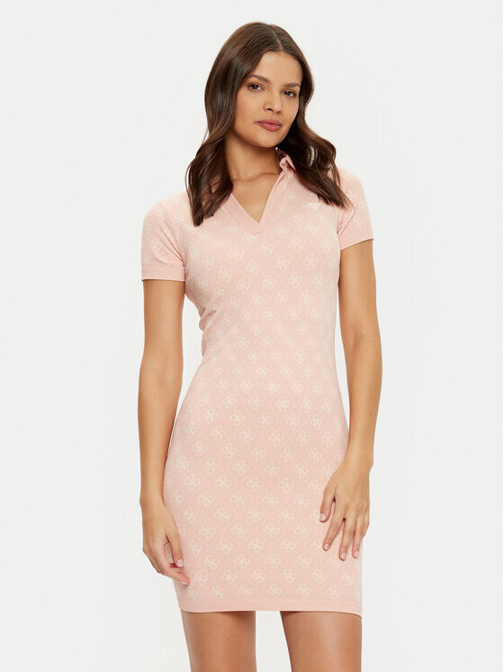 Трикотажное платье обычного кроя Guess, черный
Трикотажное платье обычного кроя Guess, черный