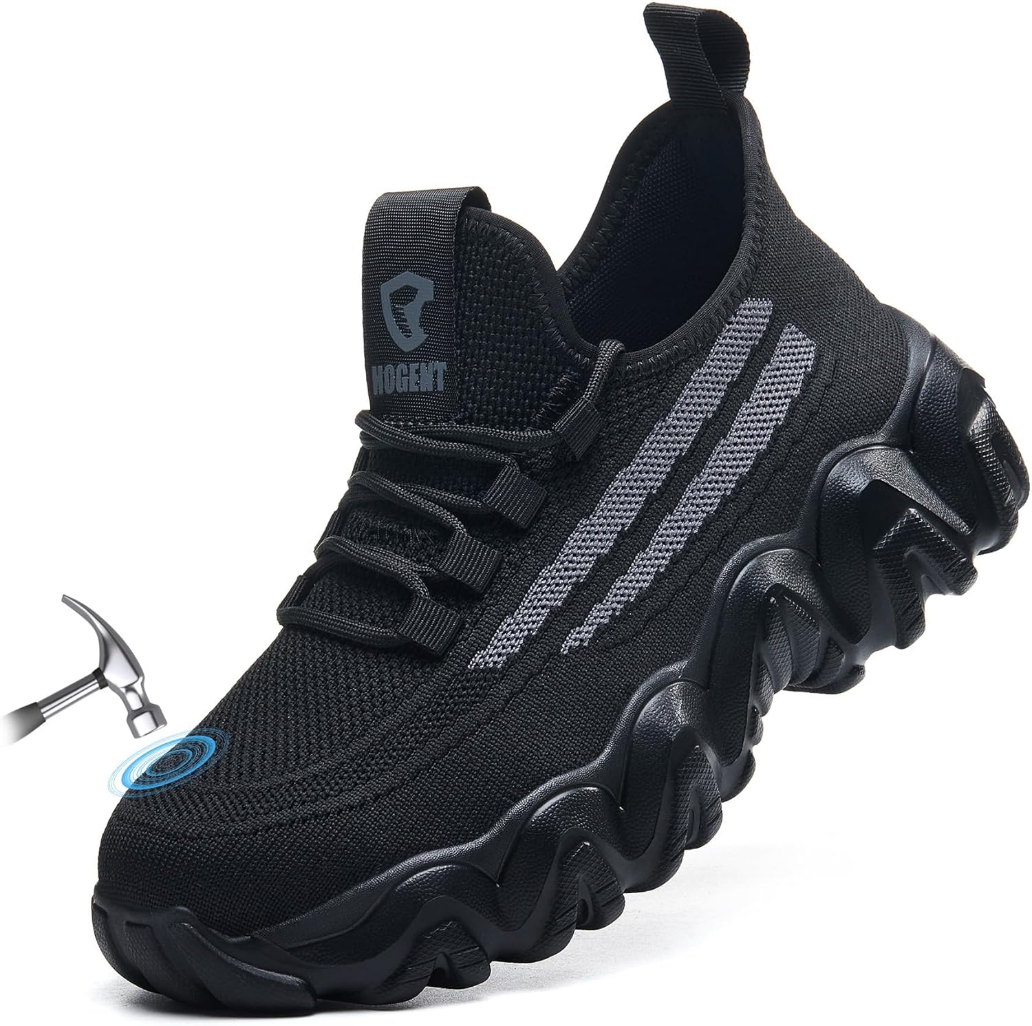 Защитные туфли Hogent с металлическим носком для мужчин и женщин, ультралегкие туфли с амортизацией, дышащие безопасные кроссовки, идеальны для строительства, складов и заводов, серый
Защитные туфли Hogent с металлическим носком для мужчин и женщин, ультралегкие туфли с амортизацией, дышащие безопасные кроссовки, идеальны для строительства, складов и заводов, серый