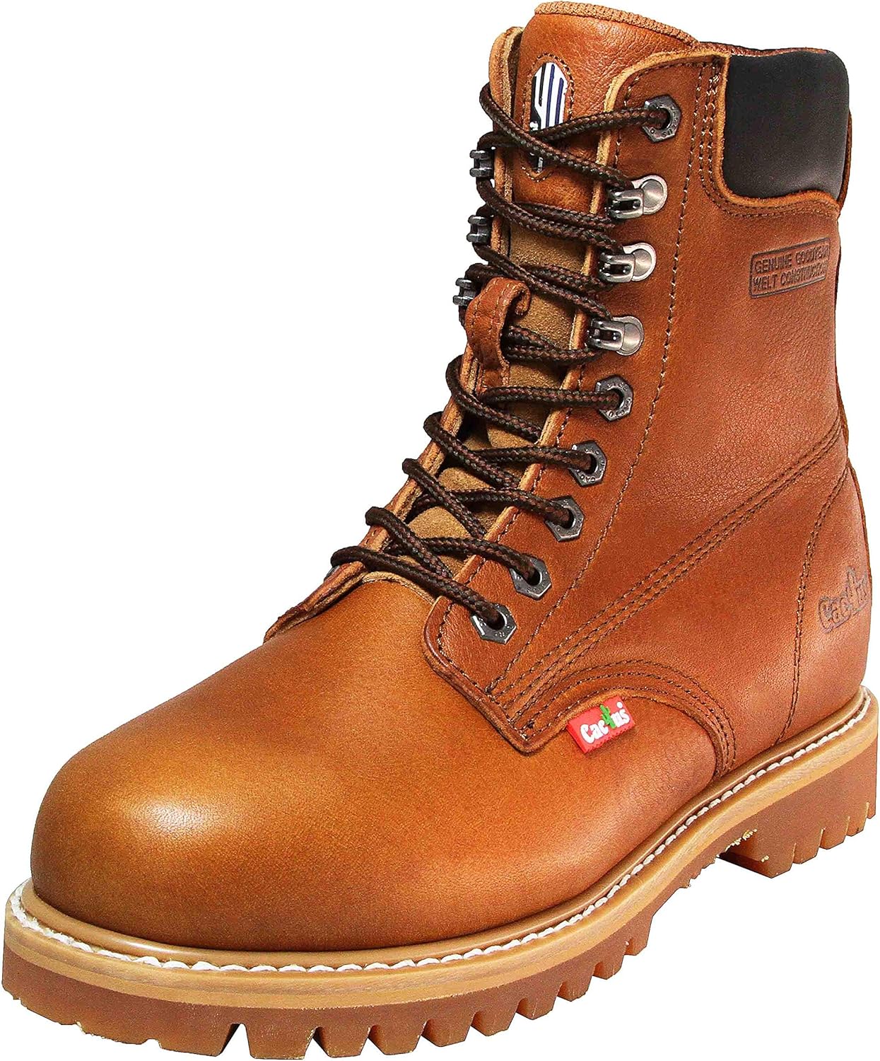 Мужские кожаные ботинки Cactus с мокасиновой ноской, 6 дюймов Cactus Work Boots, светло-коричневый
Мужские кожаные ботинки Cactus с мокасиновой ноской, 6 дюймов Cactus Work Boots, светло-коричневый