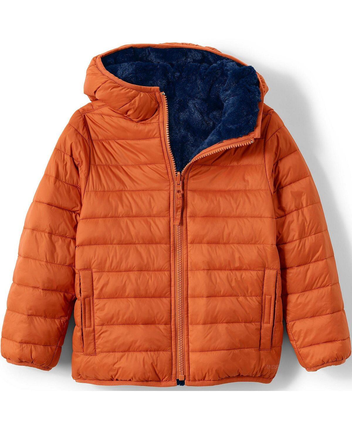 Детская двусторонняя утепленная флисовая куртка для девочек Lands' End
Детская двусторонняя утепленная флисовая куртка для девочек Lands' End