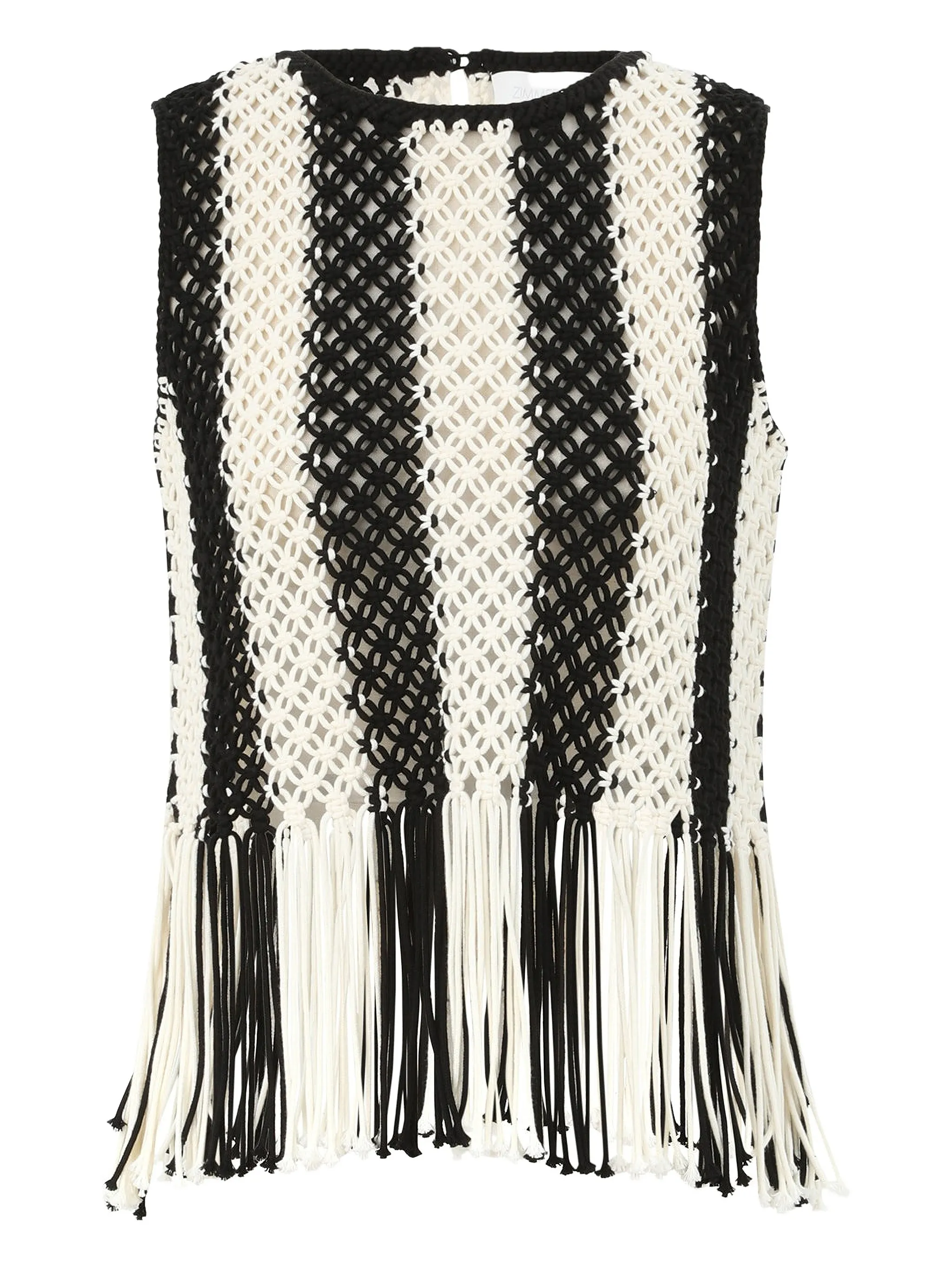 Топ из ткани макраме с бахромой по низу Zimmermann, нейтральный
Топ из ткани макраме с бахромой по низу Zimmermann, нейтральный