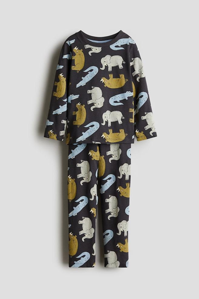 Пижама из узорчатого джерси H&M, мультиколор
Пижама из узорчатого джерси H&M, мультиколор