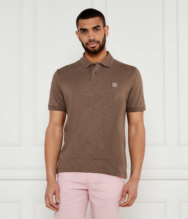 Рубашка поло Regular fit Boss Orange, коричневый
Рубашка поло Regular fit Boss Orange, коричневый