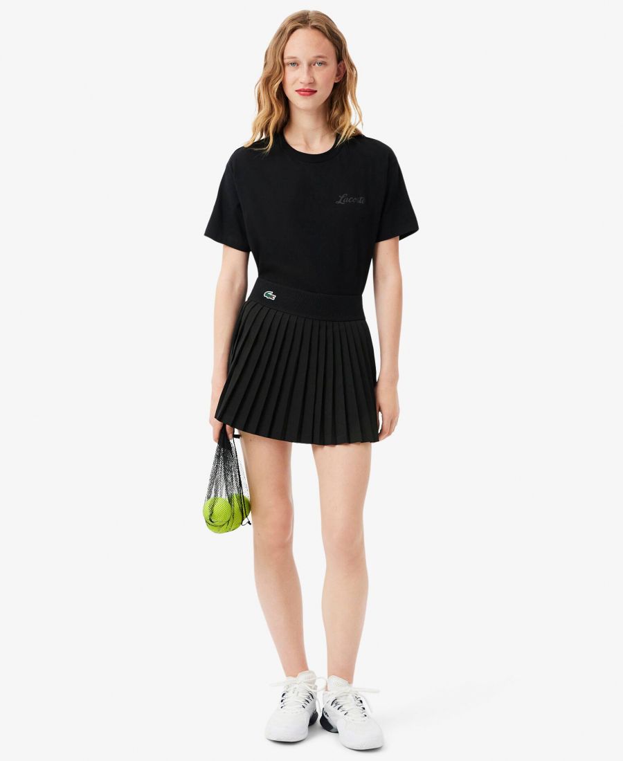 Женская плиссированная теннисная юбка LACOSTE USA, Black
Женская плиссированная теннисная юбка LACOSTE USA, Black