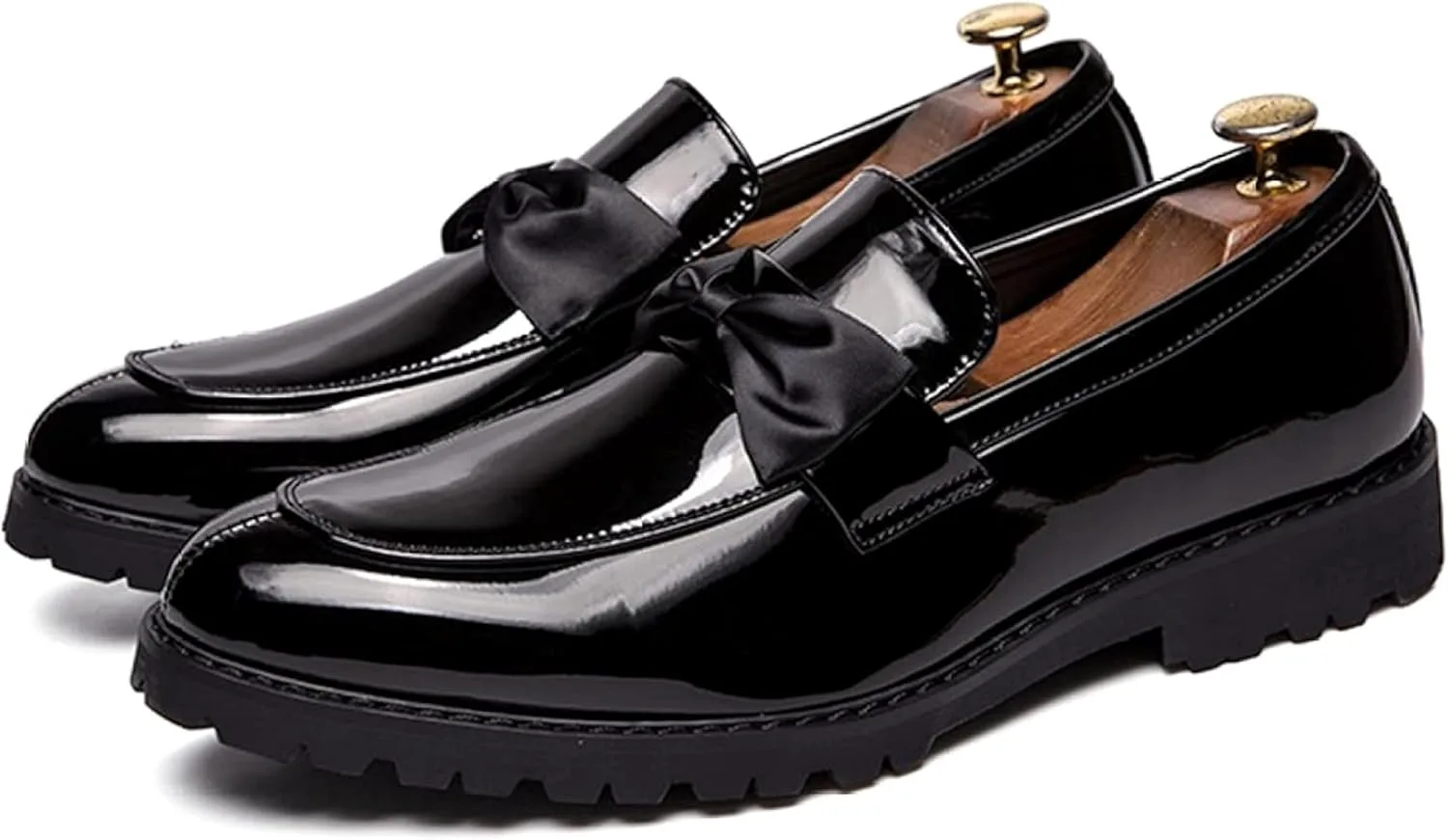 Fu Shi Men's Casual Low Cut Daily Driving Spring/Summer Lacquer Leather Uniform Shoes Generic, черный
Fu Shi Men's Casual Low Cut Daily Driving Spring/Summer Lacquer Leather Uniform Shoes Generic, черный