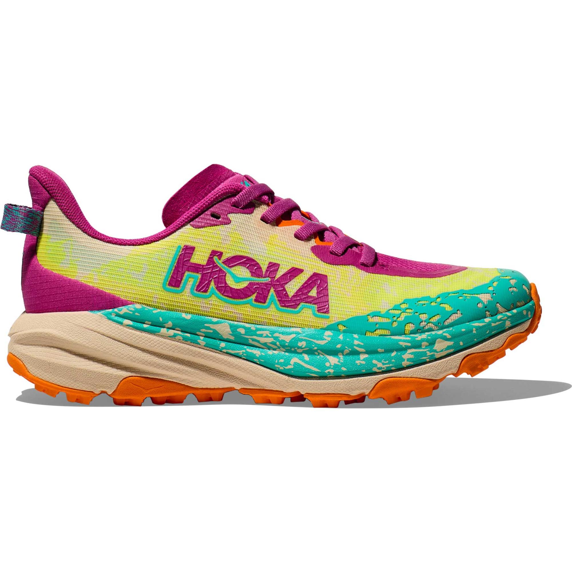 Детские кроссовки для бега по пересеченной местности Speedgoat 6 HOKA, Fuchsia/Electric Aqua
Детские кроссовки для бега по пересеченной местности Speedgoat 6 HOKA, Fuchsia/Electric Aqua