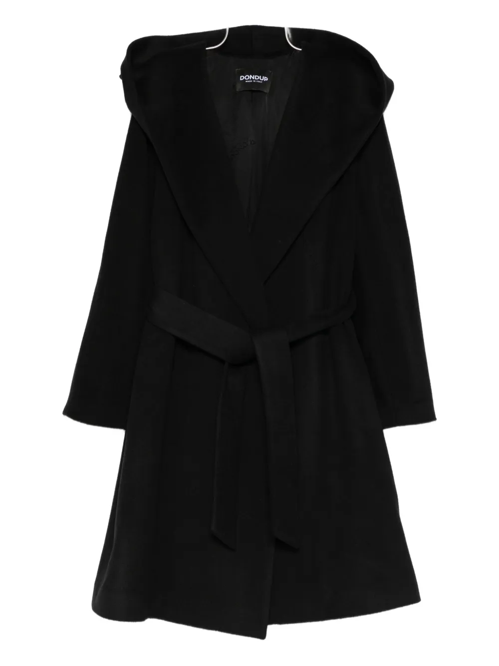 Пальто с капюшоном и поясом Dondup, черный
Пальто с капюшоном и поясом Dondup, черный