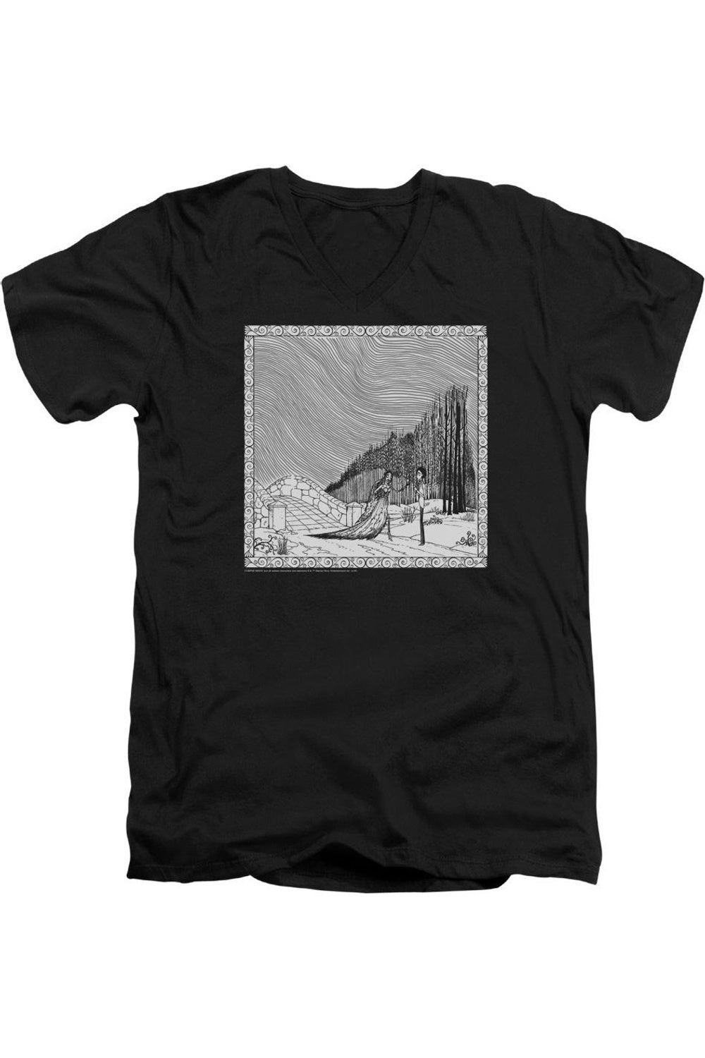 Футболка из хлопка премиум-класса с коротким рукавом и V-образным вырезом для взрослых «Труп невесты, моя дорогая» Gildan, черный
Футболка из хлопка премиум-класса с коротким рукавом и V-образным вырезом для взрослых «Труп невесты, моя дорогая» Gildan, черный