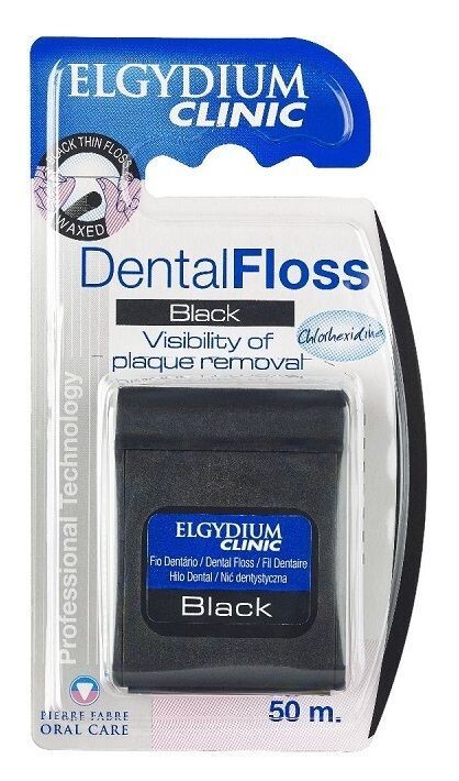 Elgydium DentalFloss Black зубная нить, 1 шт.
Elgydium DentalFloss Black зубная нить, 1 шт.