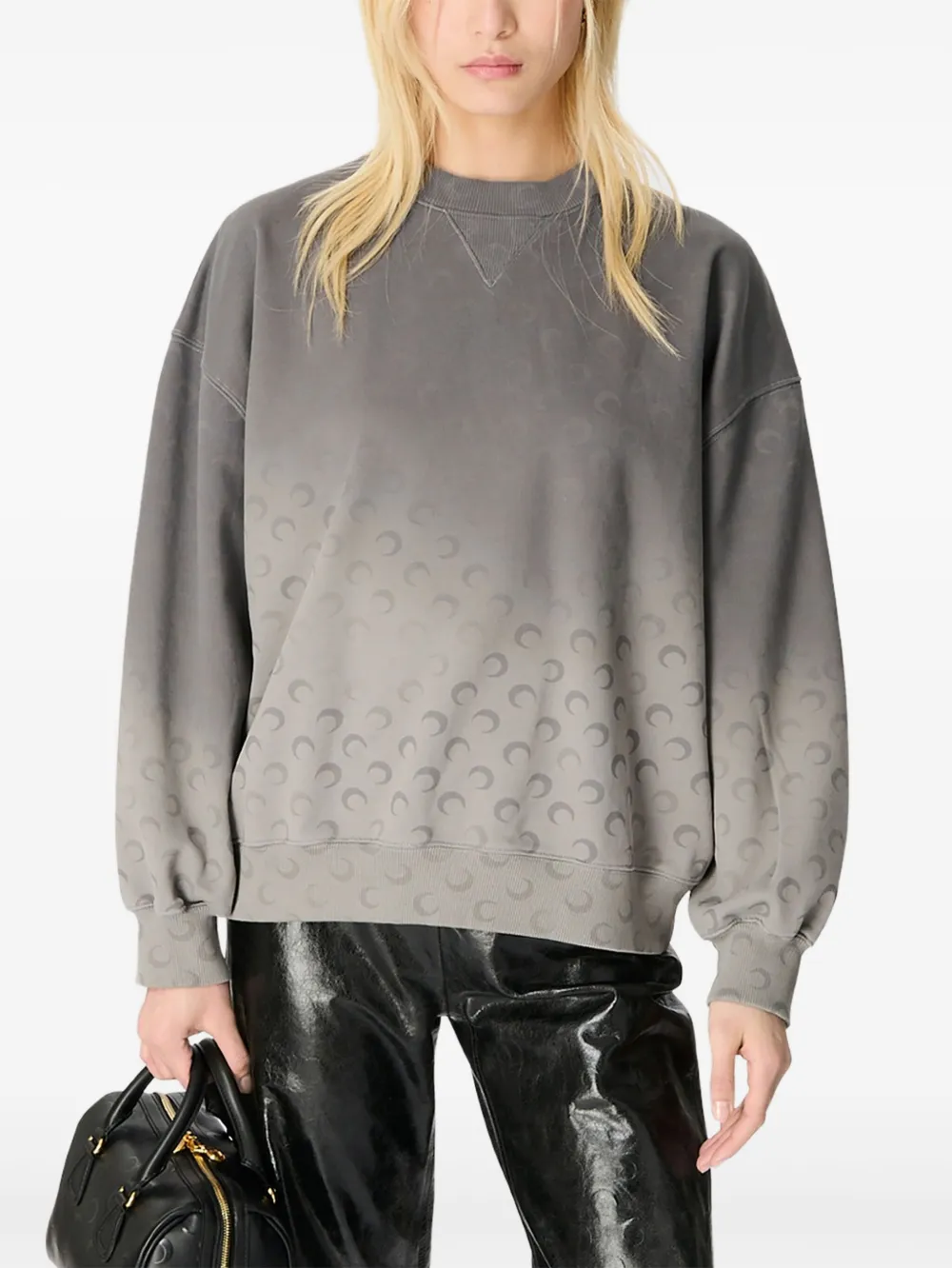 Толстовка с эффектом омбре Marine Serre, серый
Толстовка с эффектом омбре Marine Serre, серый