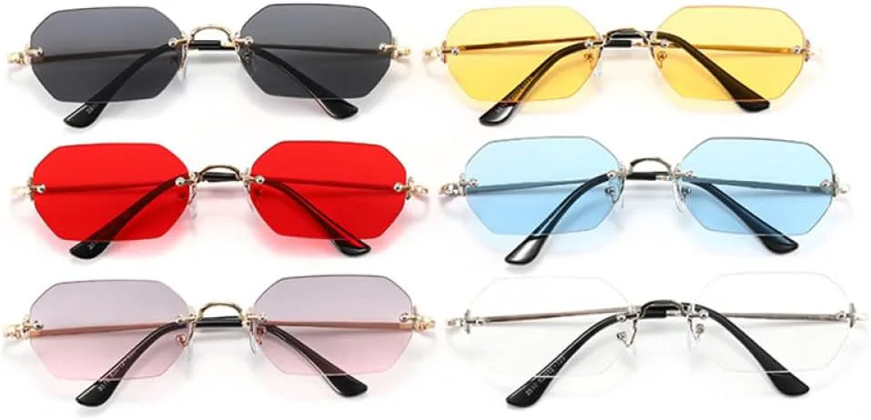 Солнцезащитные очки Polygon без оправы для женщин, винтажные, с прозрачными линзами цвета океана, мужские солнцезащитные очки UV400, серые и розовые LANGSER, 1
Солнцезащитные очки Polygon без оправы для женщин, винтажные, с прозрачными линзами цвета океана, мужские солнцезащитные очки UV400, серые и розовые LANGSER, 1