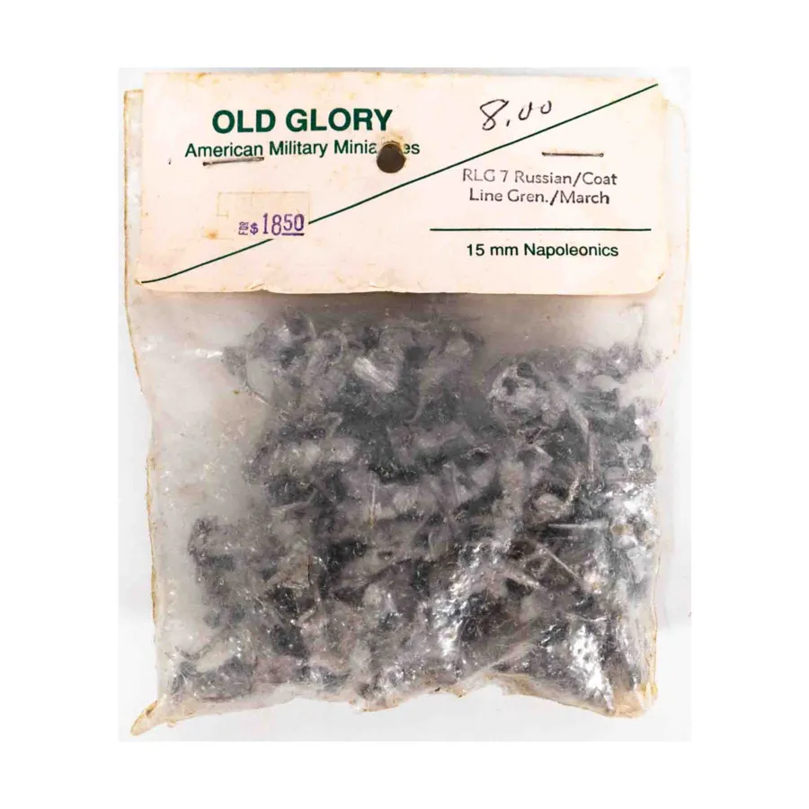 Русская линия пальто Марширующая, Napoleonic - Russians (25mm)
Русская линия пальто Марширующая, Napoleonic - Russians (25mm)