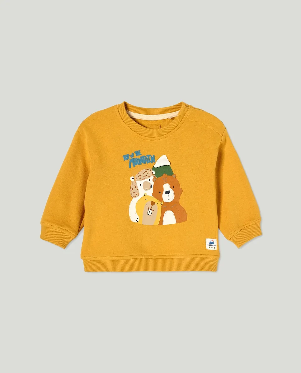 3D Закрытая толстовка для маленького мальчика Baby El Corte Inglés, желтый
3D Закрытая толстовка для маленького мальчика Baby El Corte Inglés, желтый