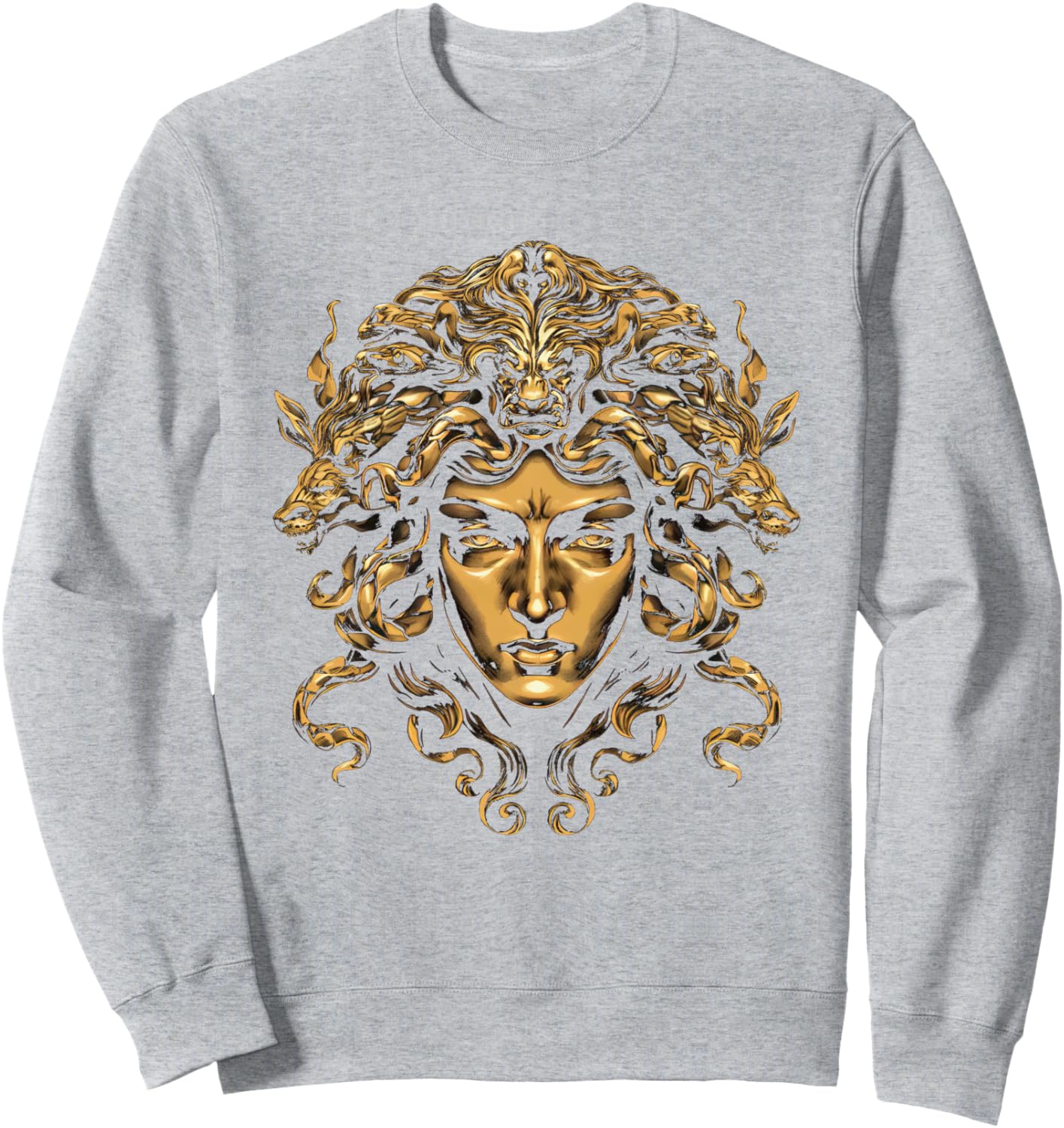 Толстовка с изображением головы Медузы из греческой мифологии и древних змеиных волос Ancient Greek Gods Designs, серый
Толстовка с изображением головы Медузы из греческой мифологии и древних змеиных волос Ancient Greek Gods Designs, серый