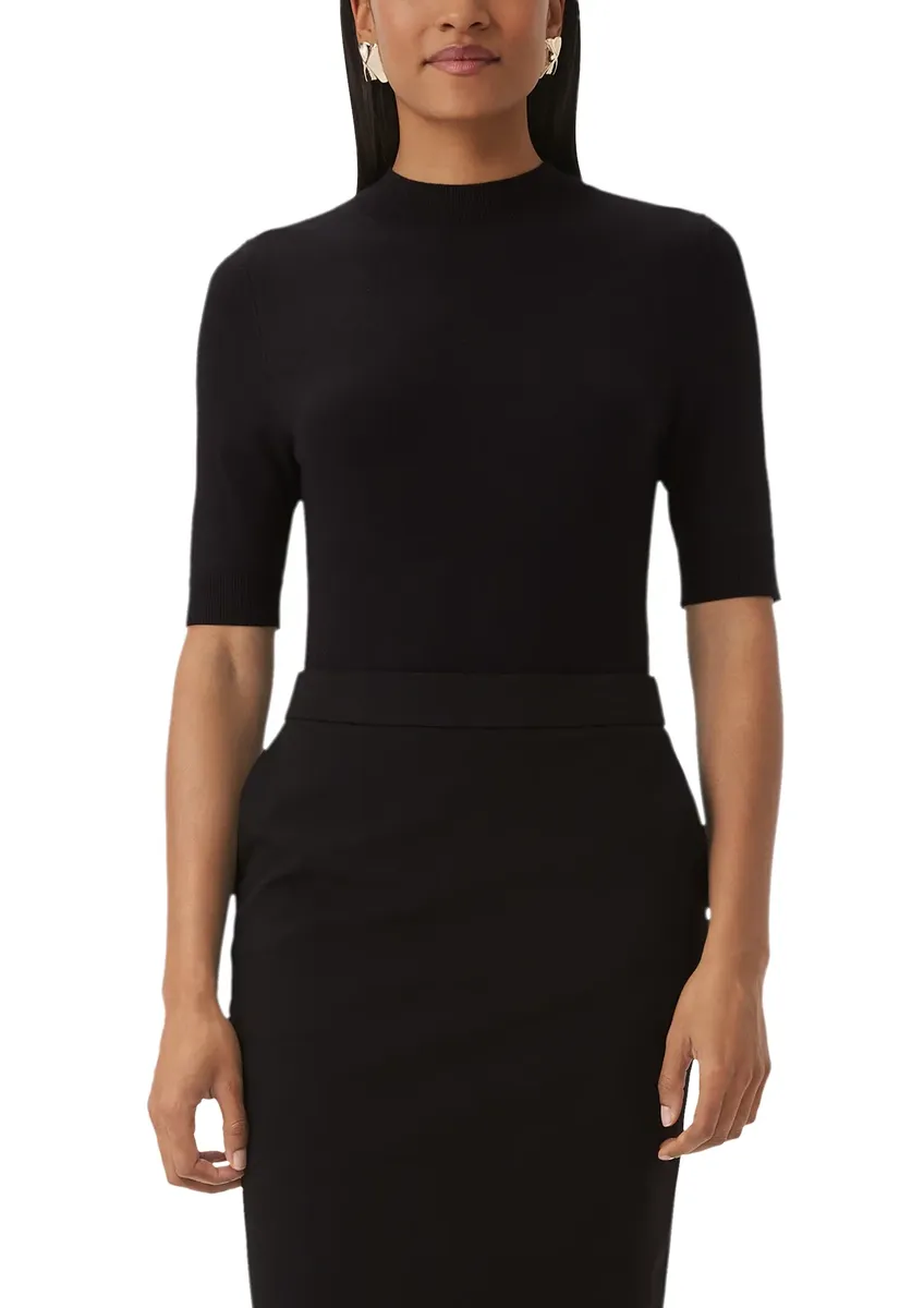 Вязаный свитер Comma с водолазкой, черный
Вязаный свитер Comma с водолазкой, черный